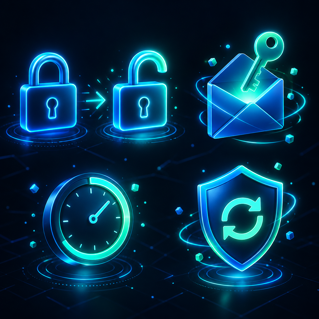 Secure Password Reset Emails