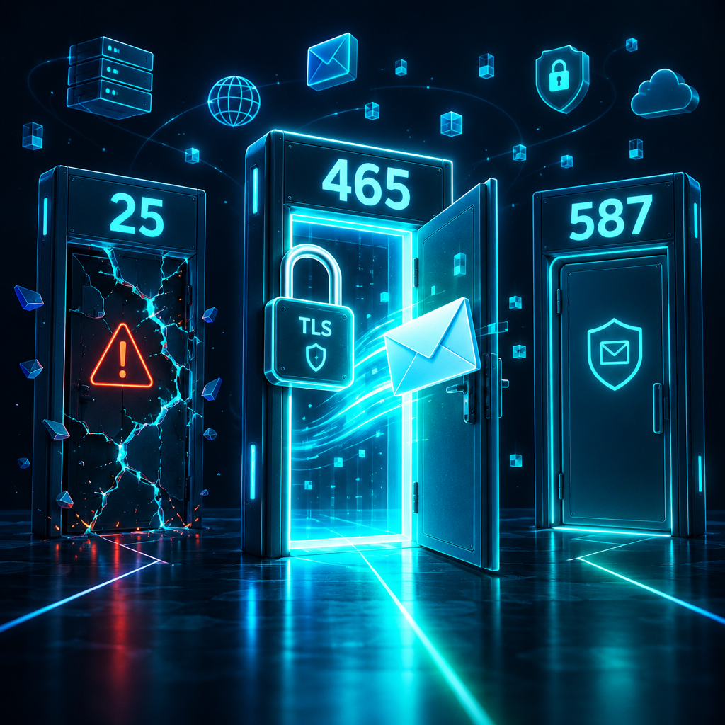 SMTP Ports 25, 465, and 587: What Is the Difference?